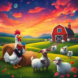 Farmyard Femme Fatales - Text-based game