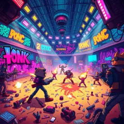 Pocket Brawlers Mega Flare Showdown - Text-based game