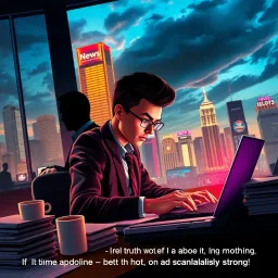 Headline Havoc - Text-based game