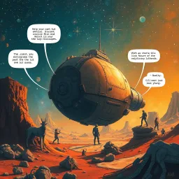 Galactic Oddities: The Lost Chronicles - Text-based game