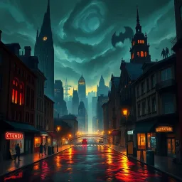 Gotham's Reckoning - Text-based game
