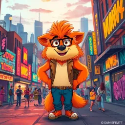 Furry Exhibitionist: Urban Adventures - Text-based game
