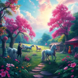 Unicorns & Uproar - Text-based game