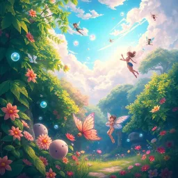 Mahou Shoujo: Unbound in the Breeze - Text-based game