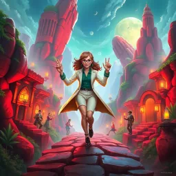 Tomb Raider: Daring Dimensions - Text-based game