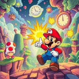 Mario's Multi-Dimensional Mishap - Text-based game