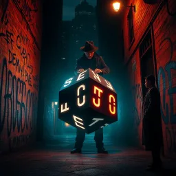 The Spinning Cube Conspiracy - Text-based game