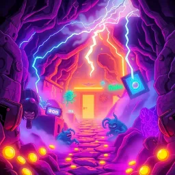 Dungeon Synthwave Showdown - Text-based game