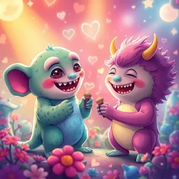 Monsters in Love - Text-based game