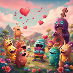 Monster Mingle Mania - Text-based game