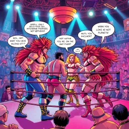 Fist of Glory: The Grapple Showdown - Text-based game