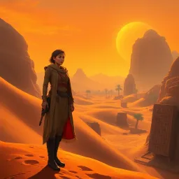 The Eye of the Sahara - Text-based game