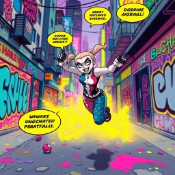 Wedgie Mayhem: Harley's Hilarious Pursuit - Text-based game