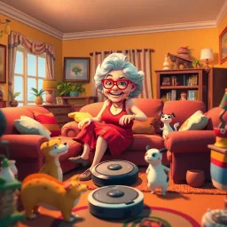 Mini Trouble with Grandma - Text-based game