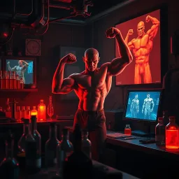 Muscle Mayhem: Experiment X - Text-based game
