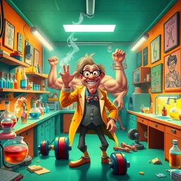 Muscle Mania: Serum Surges - Text-based game