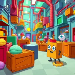 Eyeball Escapade: Boxed In - Text-based game