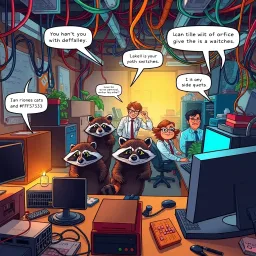 Fiber Frenzy: The Network Chronicles - Text-based game