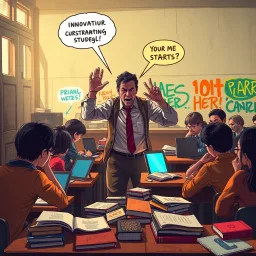 Zombie Classroom: The Educator's Lament - Text-based game