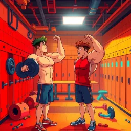 Musclebound Love - Text-based game