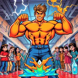 Flex-tasy High: Muscle Mayhem - Text-based game