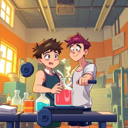 Musclebound Heartthrobs - Text-based game