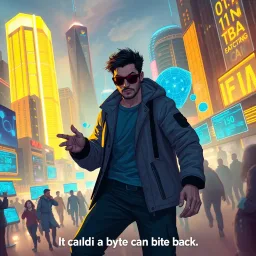 Pretzel: The Data Duel - Text-based game