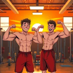 Musclebound Love - Text-based game