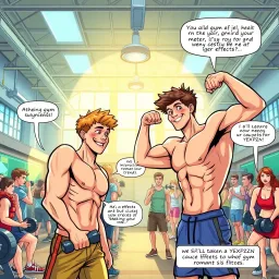 Musclebound Love - Text-based game