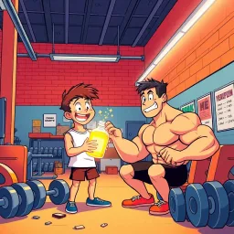 Musclebound Love - Text-based game