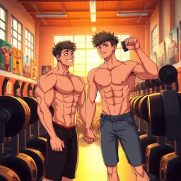 Musclebound Love - Text-based game