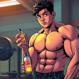 Musclebound Affection - Text-based game
