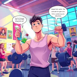 Musclebound Love - Text-based game
