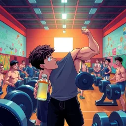Musclebound Love - Text-based game