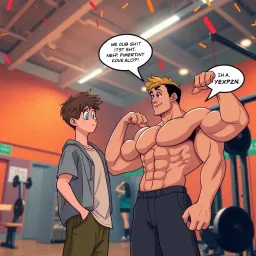 Musclebound Love - Text-based game