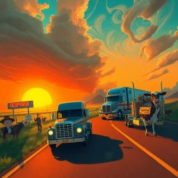 Endless Highway: The Last Ride - Text-based game