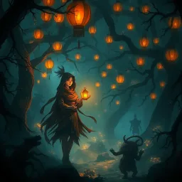 Fallen Lanterns - Text-based game
