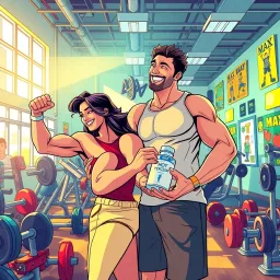 Muscle Mayhem: Love and Gains - Text-based game