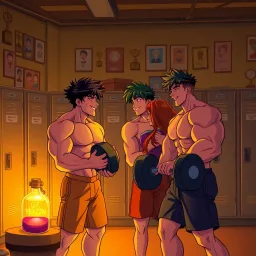 Musclebound Love - Text-based game