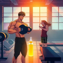 Musclebound Love - Text-based game