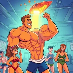 Muscle Meteor Madness - Text-based game