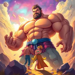 Muscle Mayhem: Meteoric Growth - Text-based game