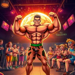 Musclebound Meteor - Text-based game