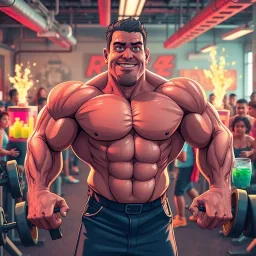 Muscle Mayhem: Dad’s Surprise - Text-based game