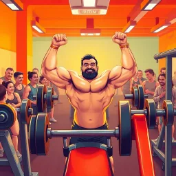 Muscle Mayhem: Daddy's Got Gains - Text-based game