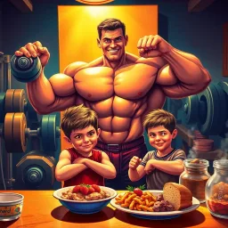 Musclebound Mystery - Text-based game