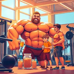 Musclebound Mysteries - Text-based game