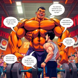 Musclebound Love - Text-based game