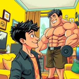 Musclebound Love - Text-based game