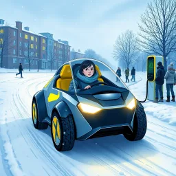 Charge Ahead: Snowstorm Showdown - Text-based game